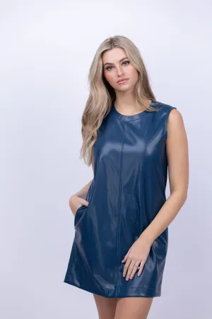 DVF Juan Dress in Ocean Blue