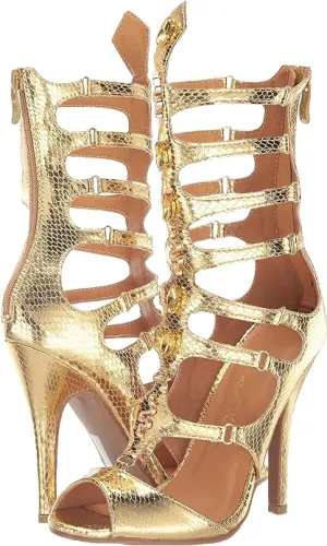Meena-510 Gladiator Style 5" Heel Sandals