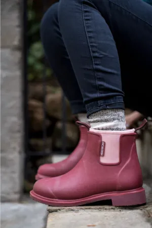 Merry People - Bobbi Ankle Boot - Beetroot/Light Pink