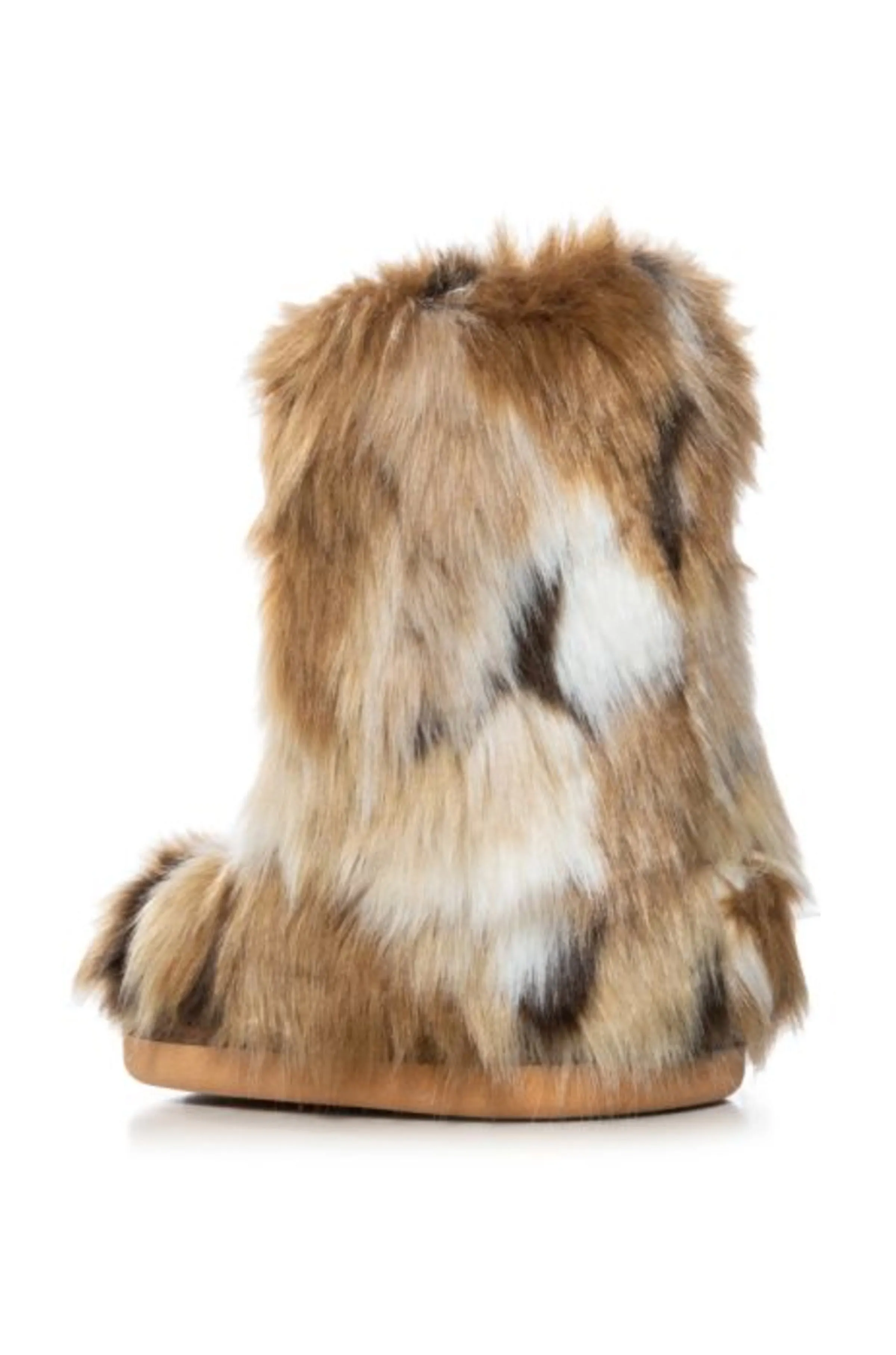 NADIANNA-BROWN FLAT BOOTIE