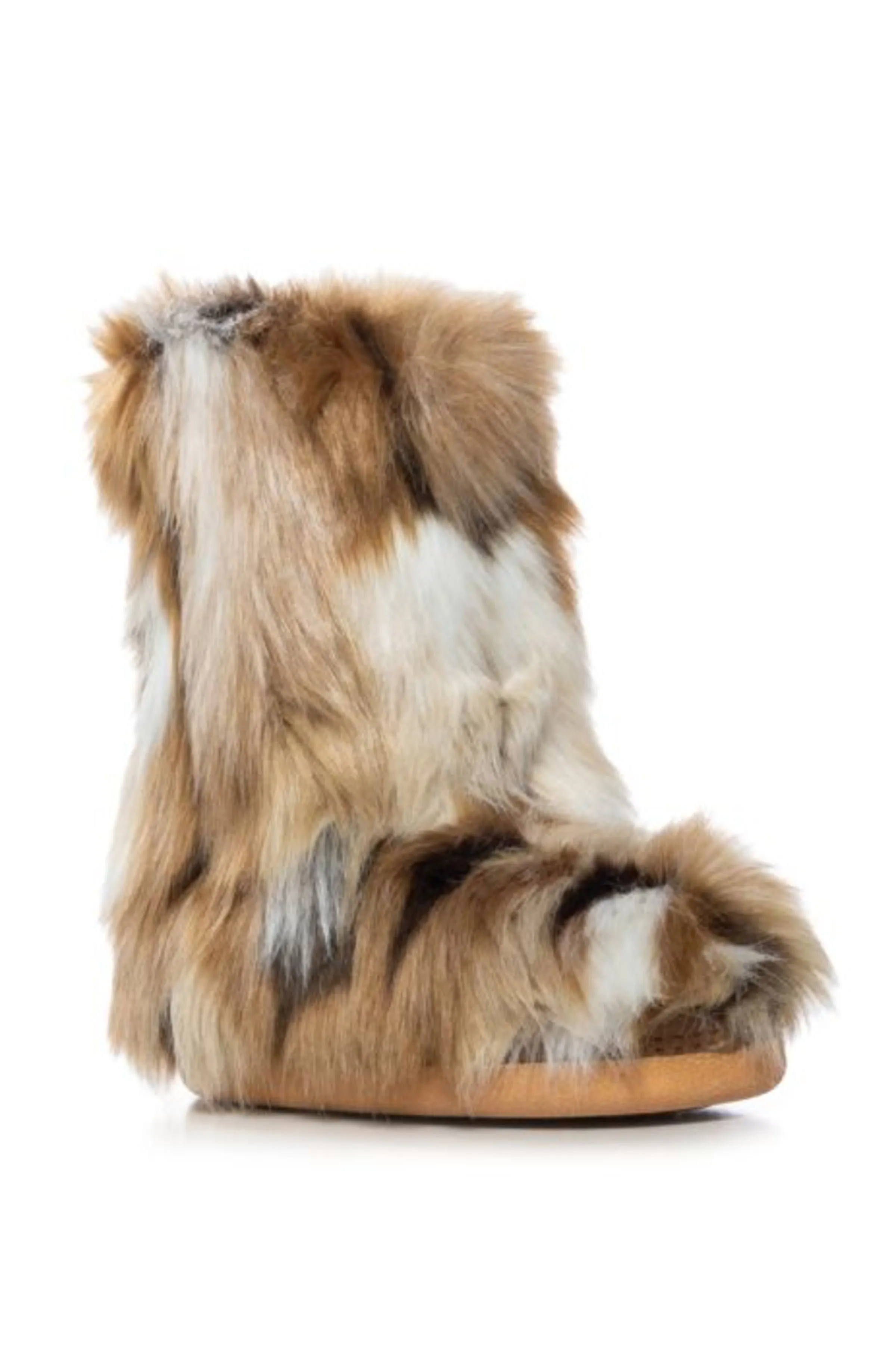 NADIANNA-BROWN FLAT BOOTIE