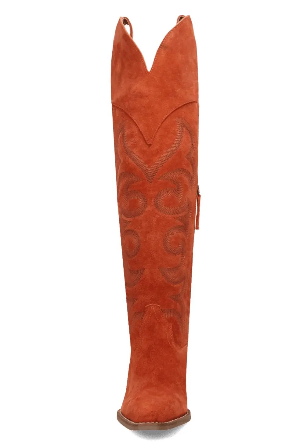Primadonna Suede Boot in Rust
