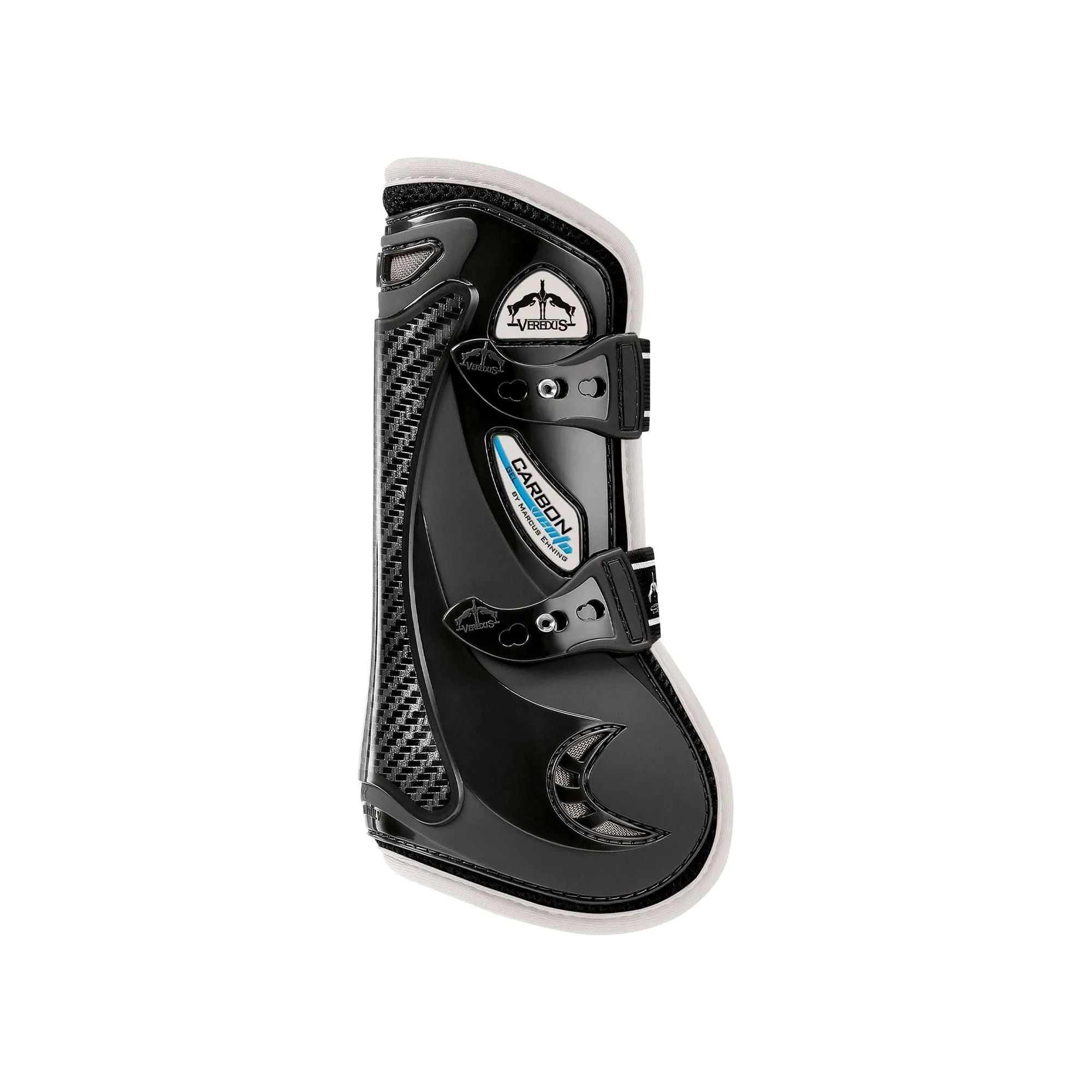 Veredus Carbon Gel Vento Tendon Boots - Horse - Black/Ivory