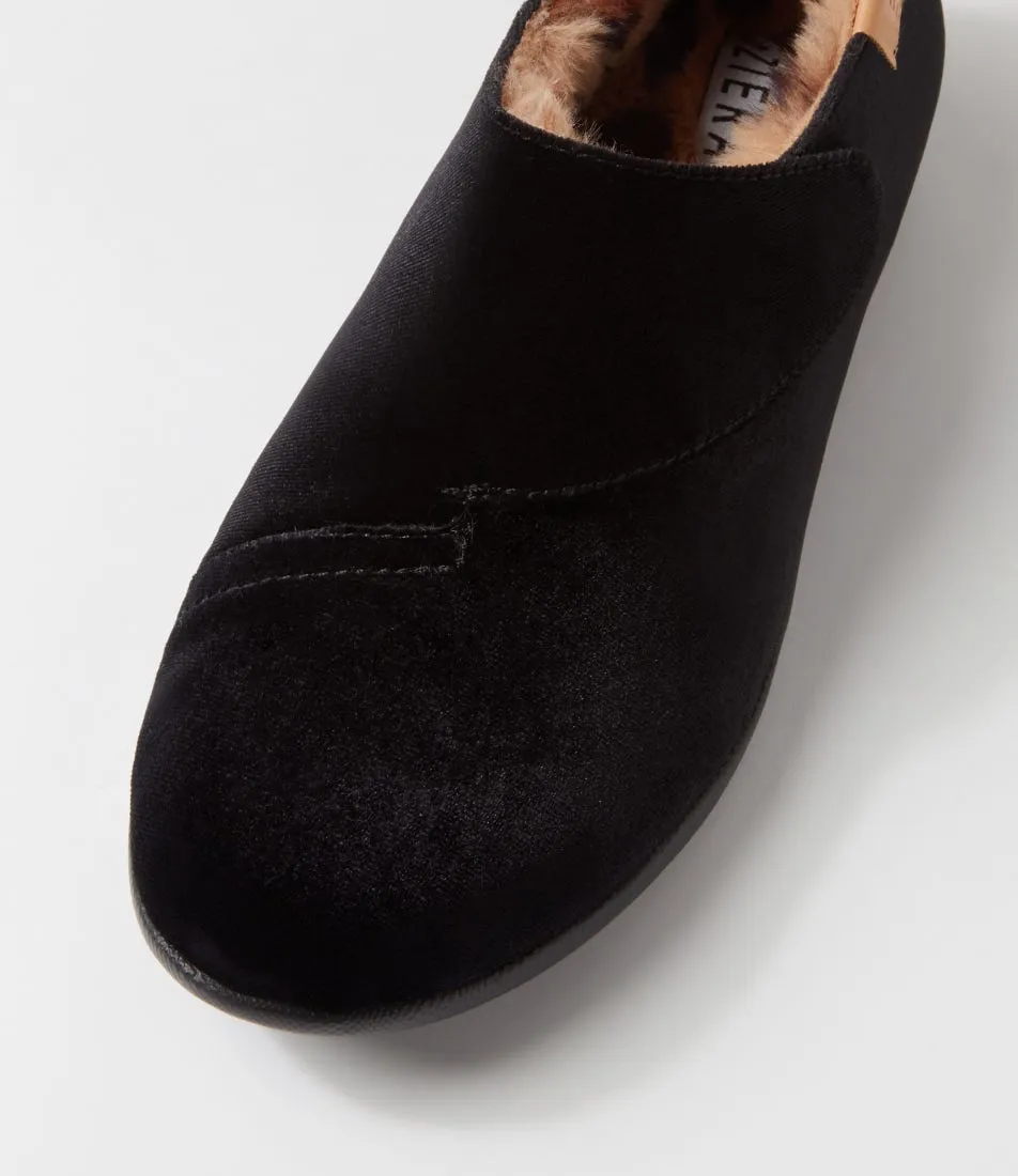ZIERA FLISS BLACK VELVET