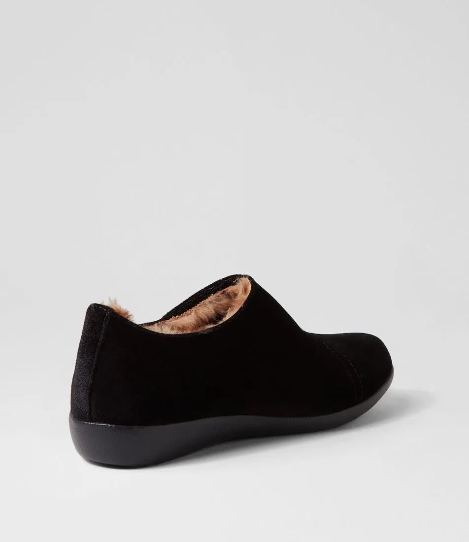 ZIERA FLISS BLACK VELVET